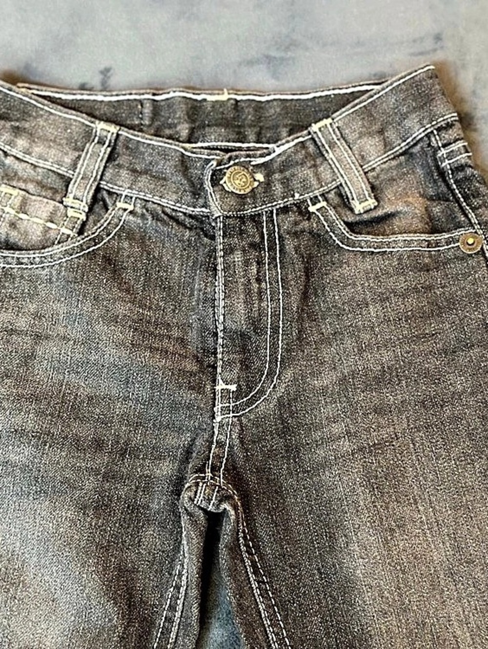 Beverly Hills Polo Club Boot Cut Jeans Gray Size 6